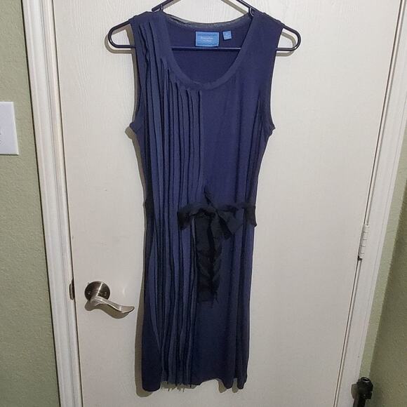 Vera Wang‎ pleated super soft dress size medium - Picture 1 of 7